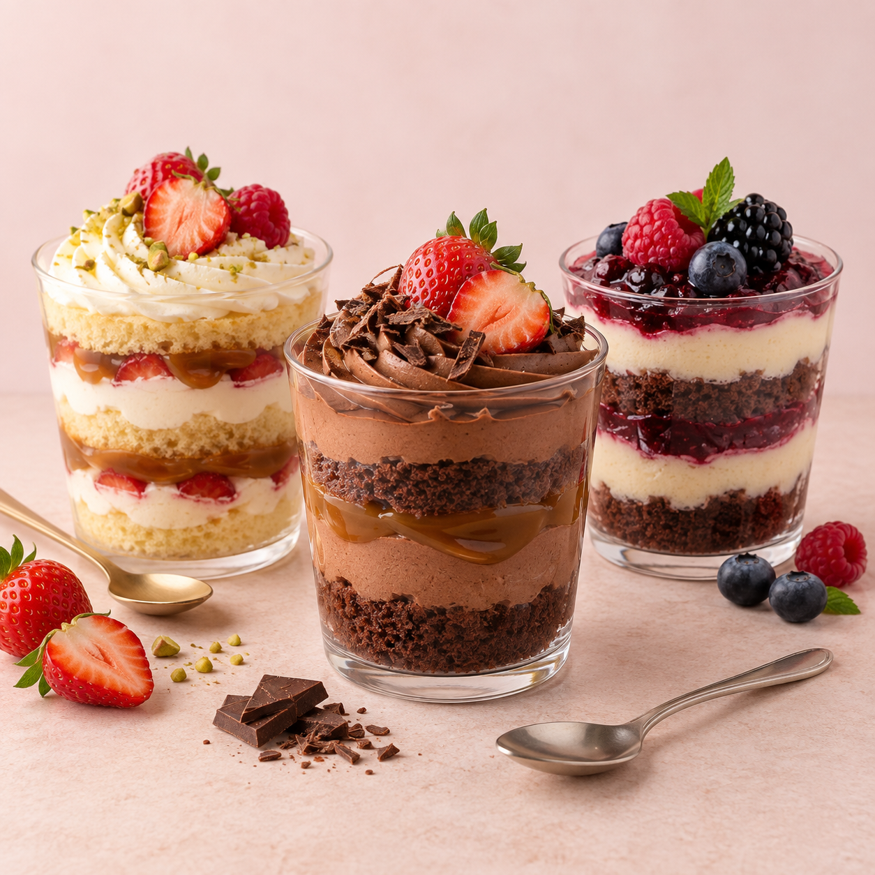Tortas en vaso